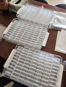 一套拼豆收纳盒大盒1个小盒60个